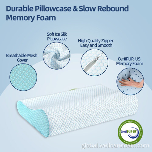 Luxury Adjustable Layer Pillows Drilled High-low pillow memory foam for hotel Factory